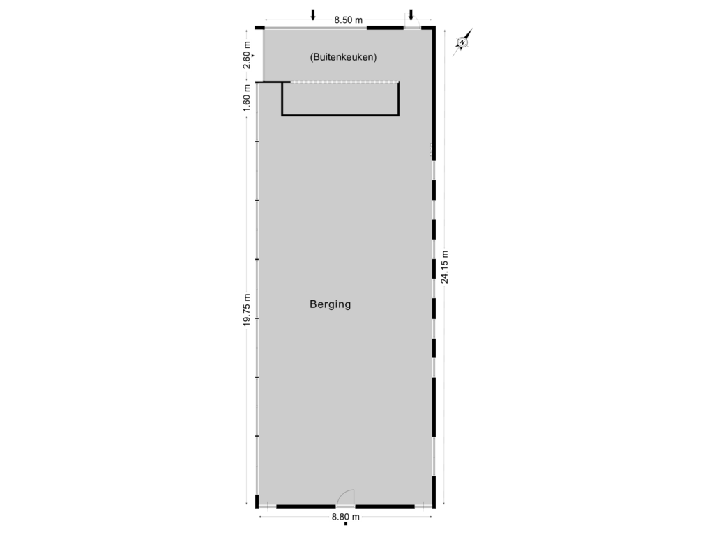 Bekijk plattegrond van Bijgebouw van Lineleane 7