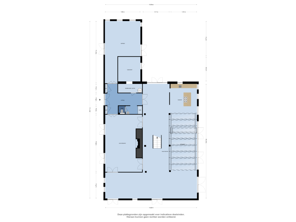 View floorplan of Begane Grond of Middelstraat 14