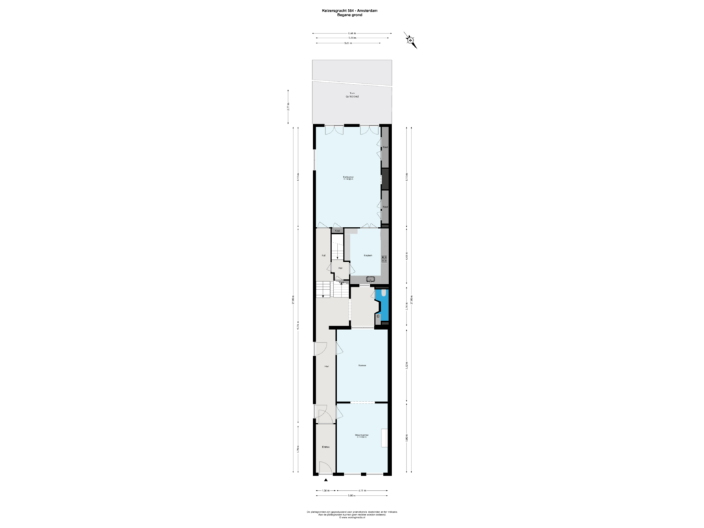 Bekijk plattegrond van BG van Keizersgracht 584