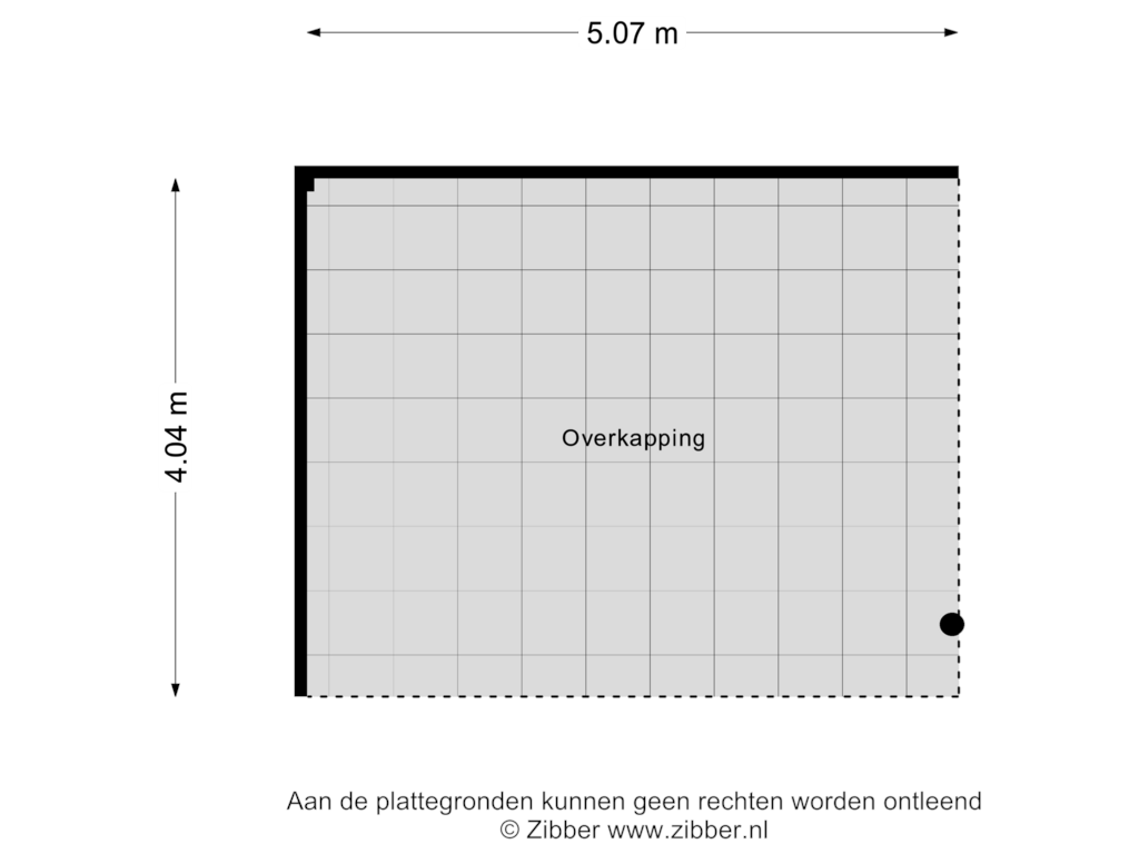 View floorplan of Overkapping of Boveneind NZ 74