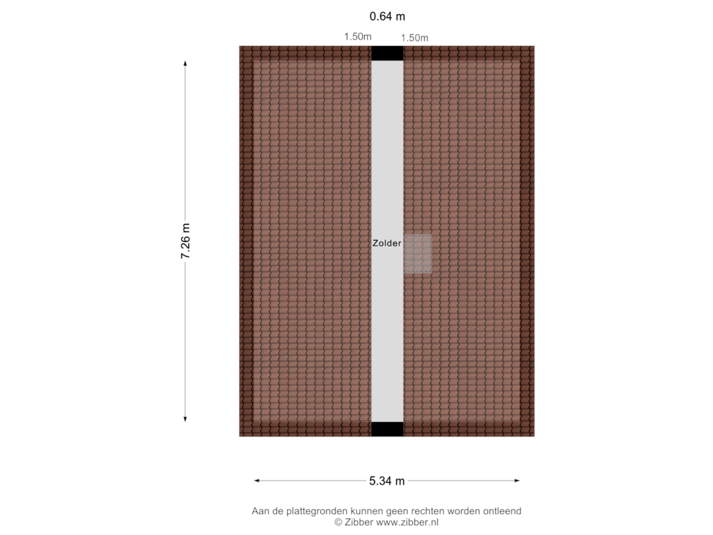 Bekijk plattegrond van Zolder van Boekelosestraat 163