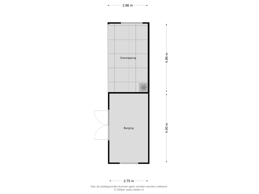 Bekijk plattegrond van Berging van Boekelosestraat 163