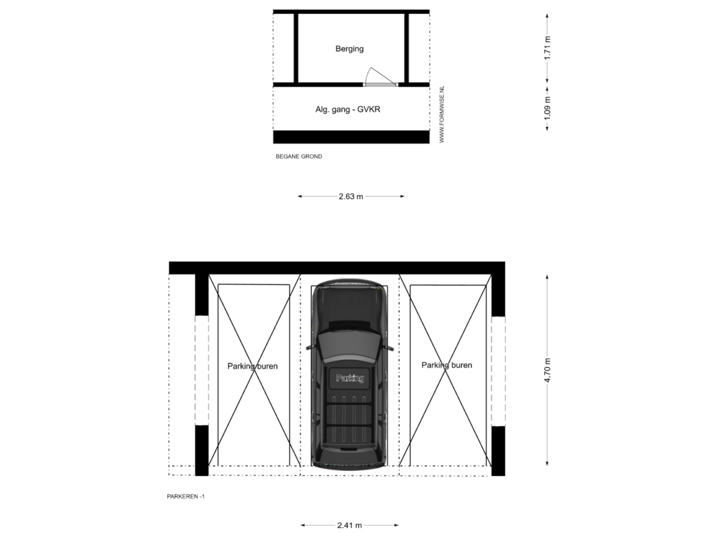 View floorplan of BEGANE GROND of Funenpark 190