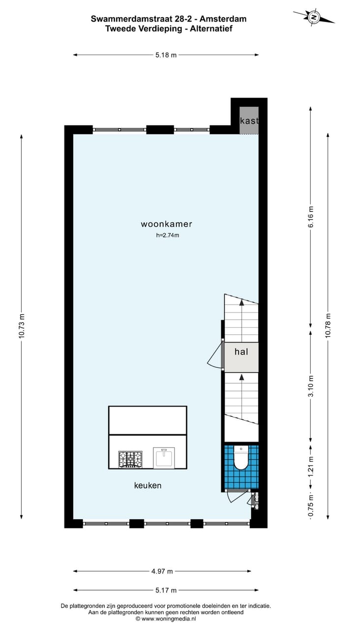 Foto 29 van Swammerdamstraat 28-2