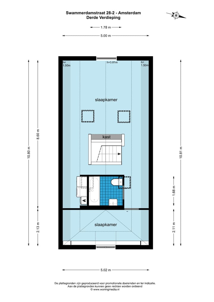 Foto 30 van Swammerdamstraat 28-2