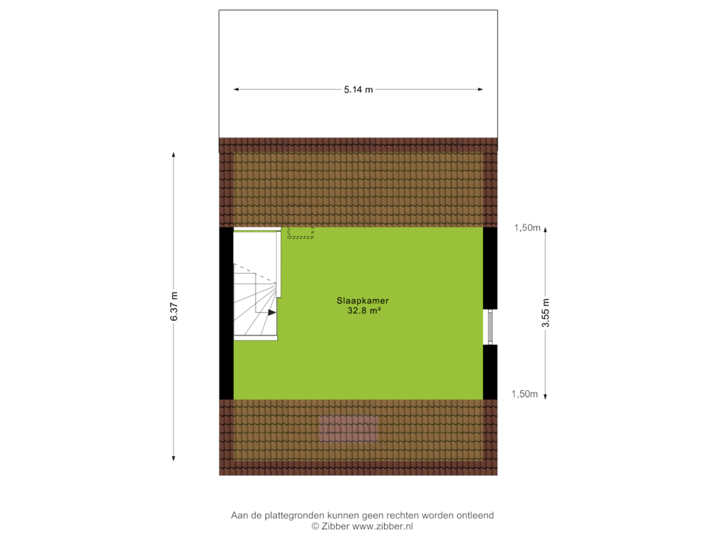 Bekijk plattegrond van Tweede verdieping van Schijndelstraat 26