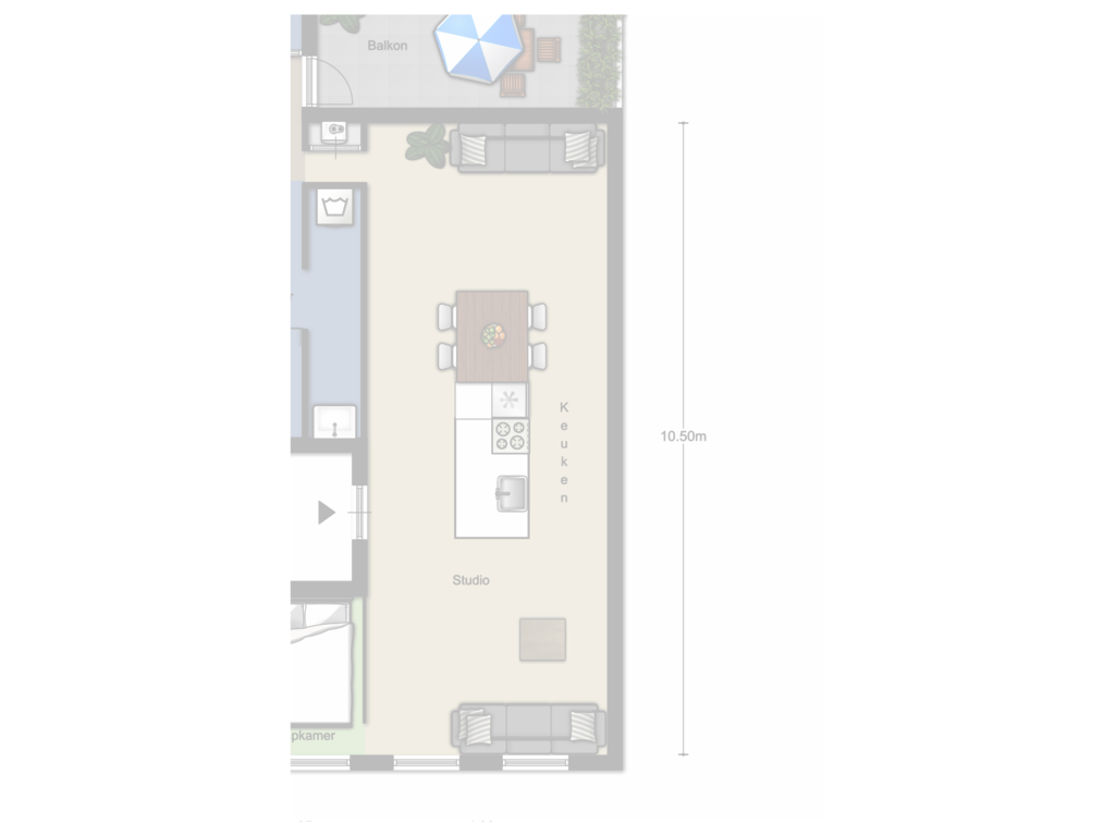 Bekijk plattegrond van First floor van Spijkerstraat 88-1