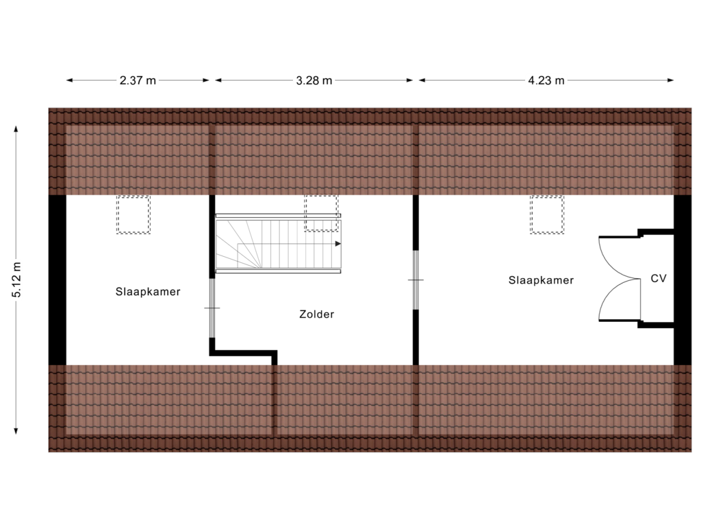 Bekijk plattegrond van 2e verdieping van Aerschot 5