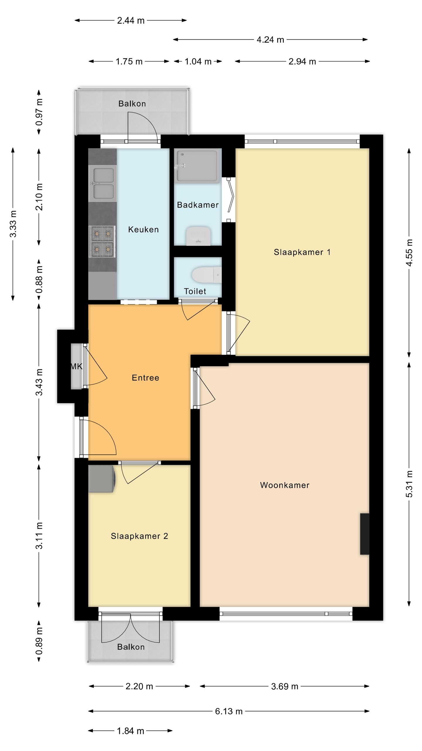 Foto 34 van Admiraal de Ruyterweg 22-C