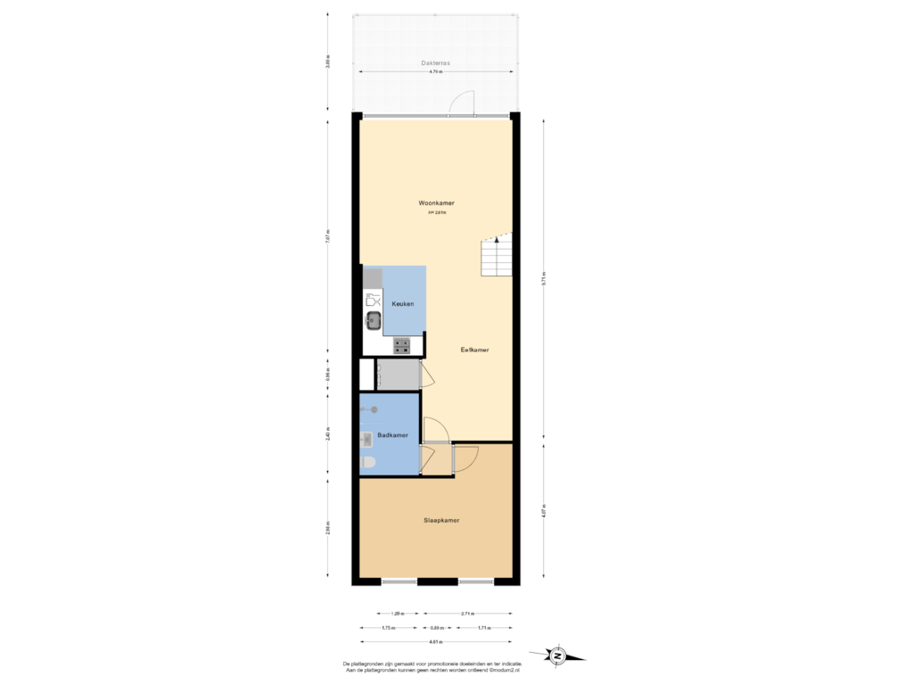 Bekijk plattegrond van 2e Verdieping van Foulkeslaan 108