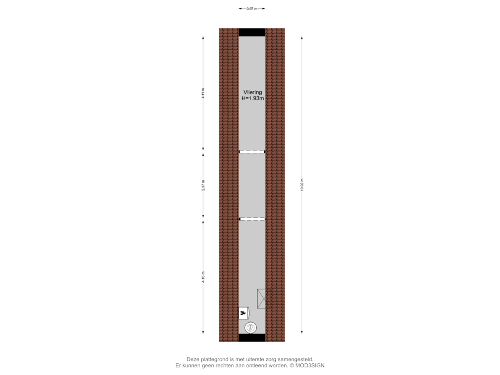 Bekijk plattegrond van Vliering van Kudelstaartseweg 238