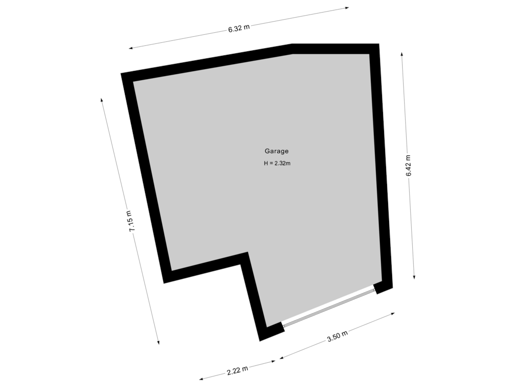 Bekijk plattegrond van Garage van Veldhuyzen van Zantenpark 17