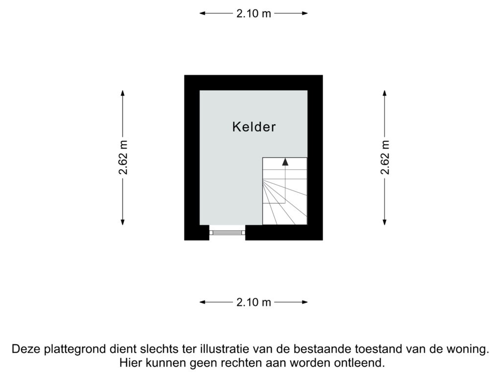 Bekijk plattegrond van Kelder van Sint Rosastraat 16