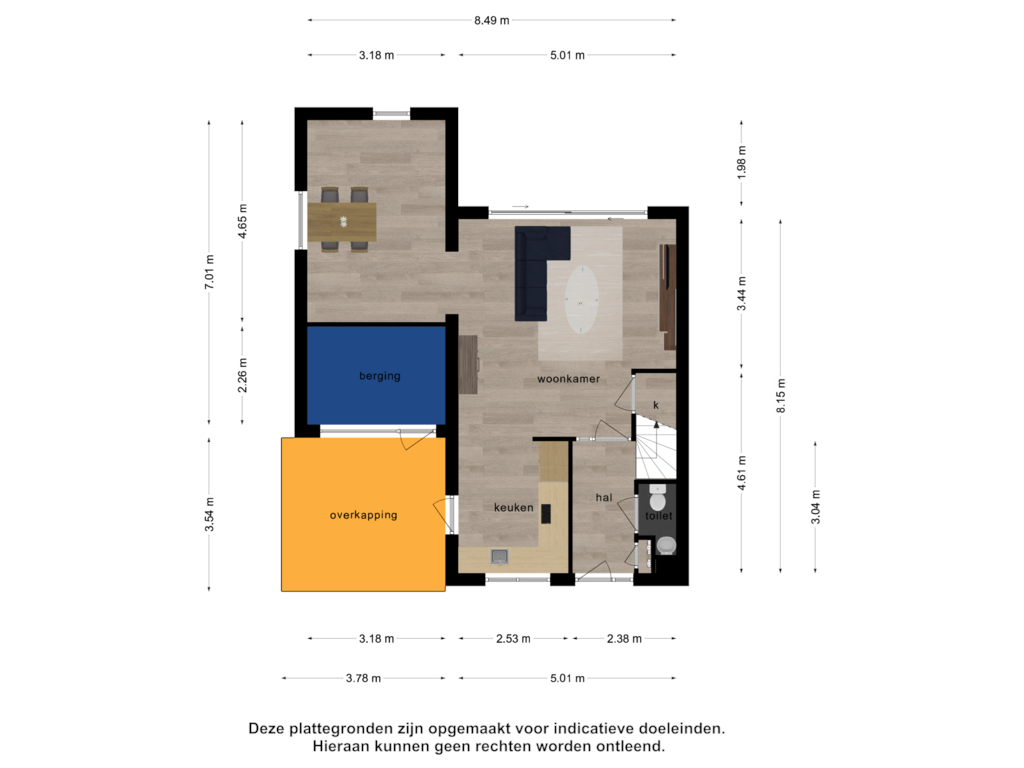 Bekijk plattegrond van Begane grond van Teresastraat 20