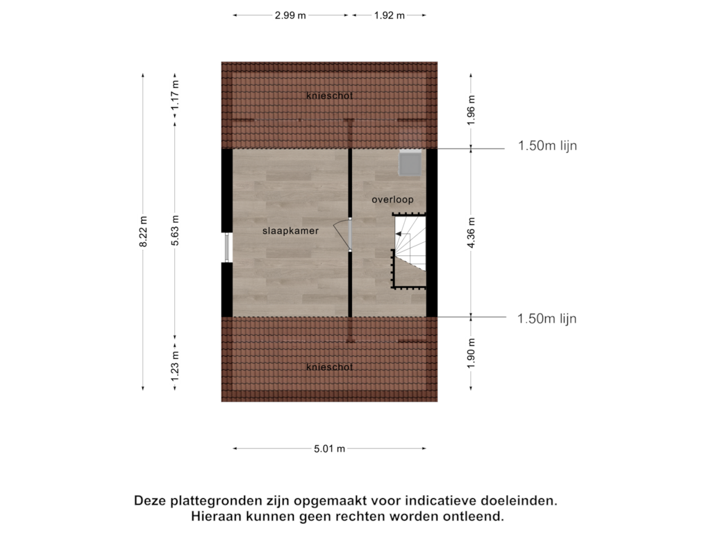 Bekijk plattegrond van 2e verdieping van Teresastraat 20