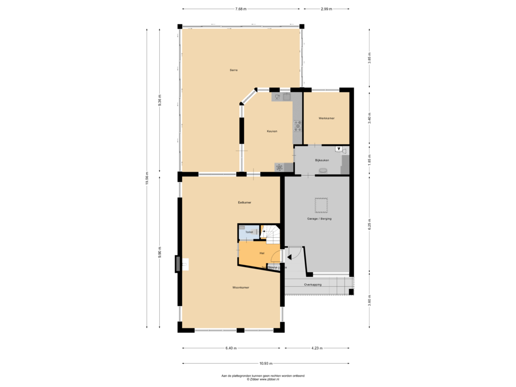 Bekijk plattegrond van Begane grond van Scheldestraat 4-A