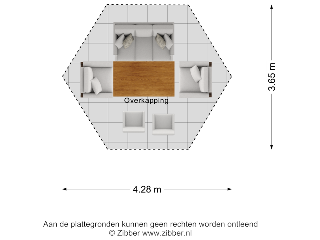 Bekijk plattegrond van Overkapping van Koopmanskamp 1