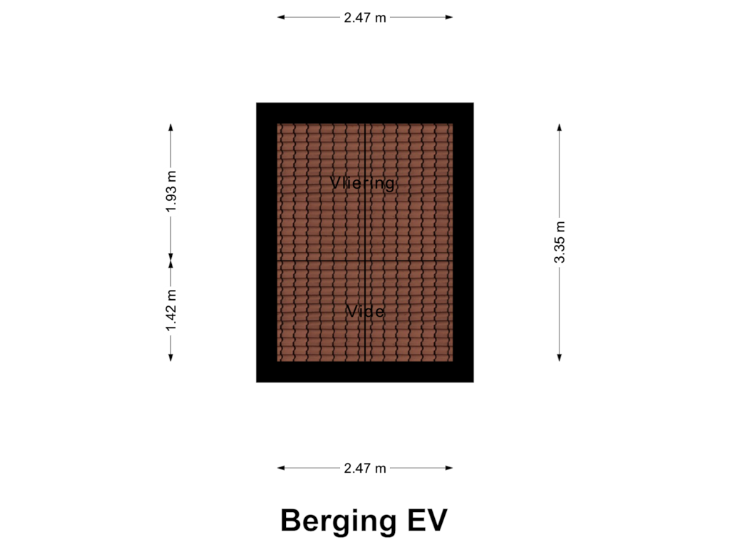 Bekijk plattegrond van Berging EV van Trambaan 2