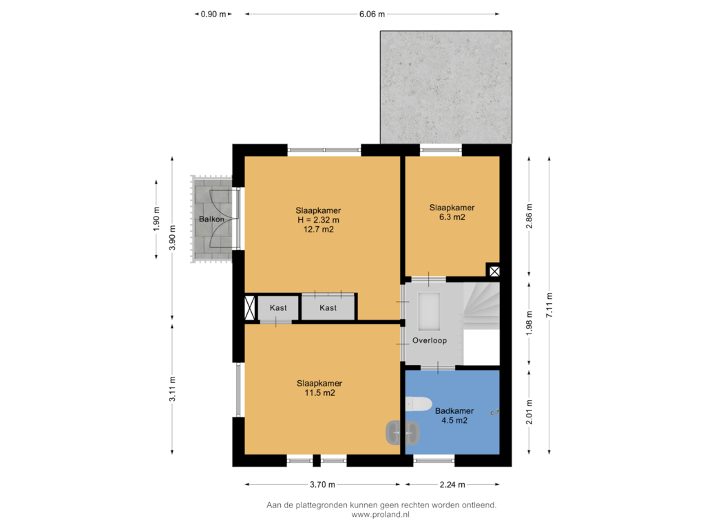 Bekijk plattegrond van 1e Verdieping van Kallenkoterallee 145