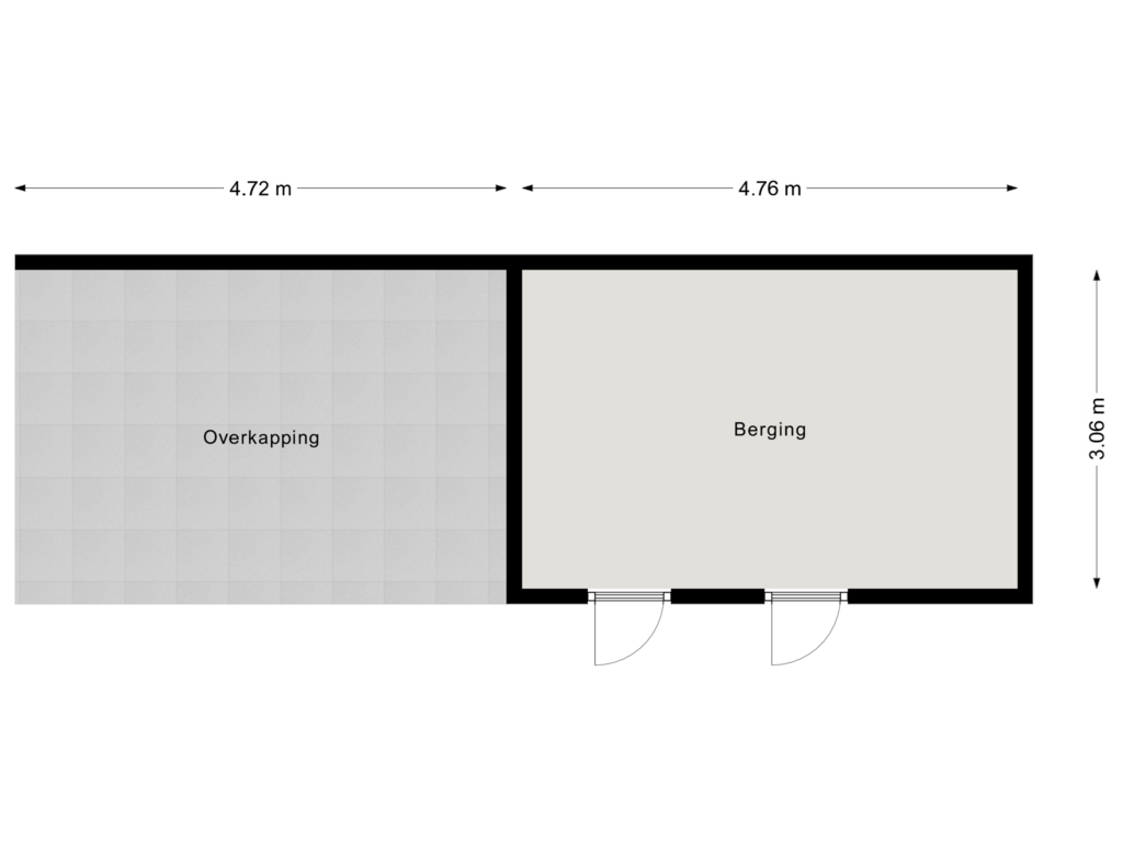 View floorplan of Berging of Akkerland 19