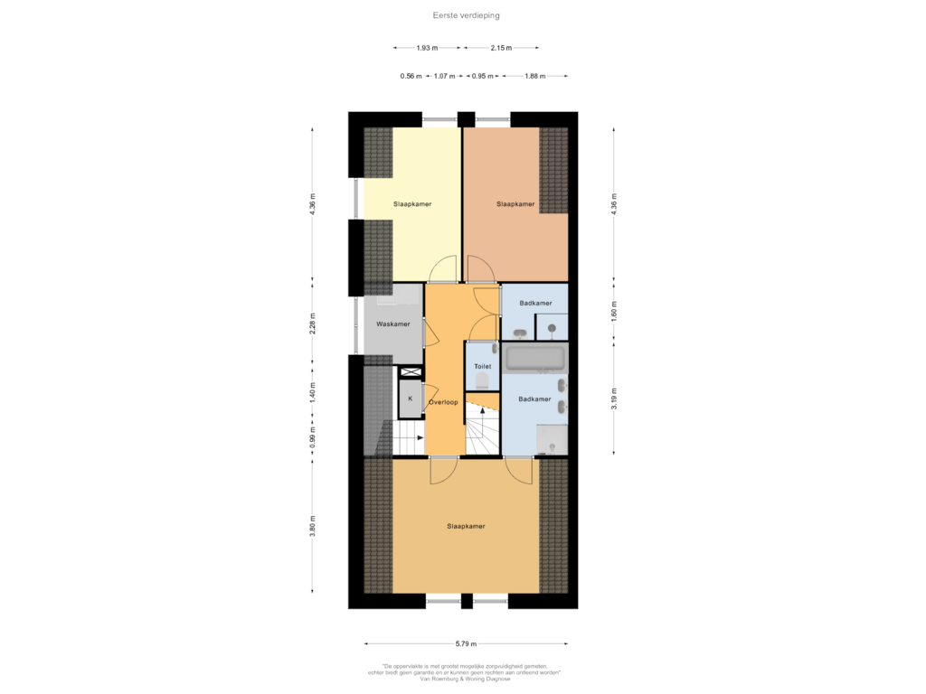 Bekijk plattegrond van Eerste verdieping van Kanaaldijk (Bouwnr. 85L)