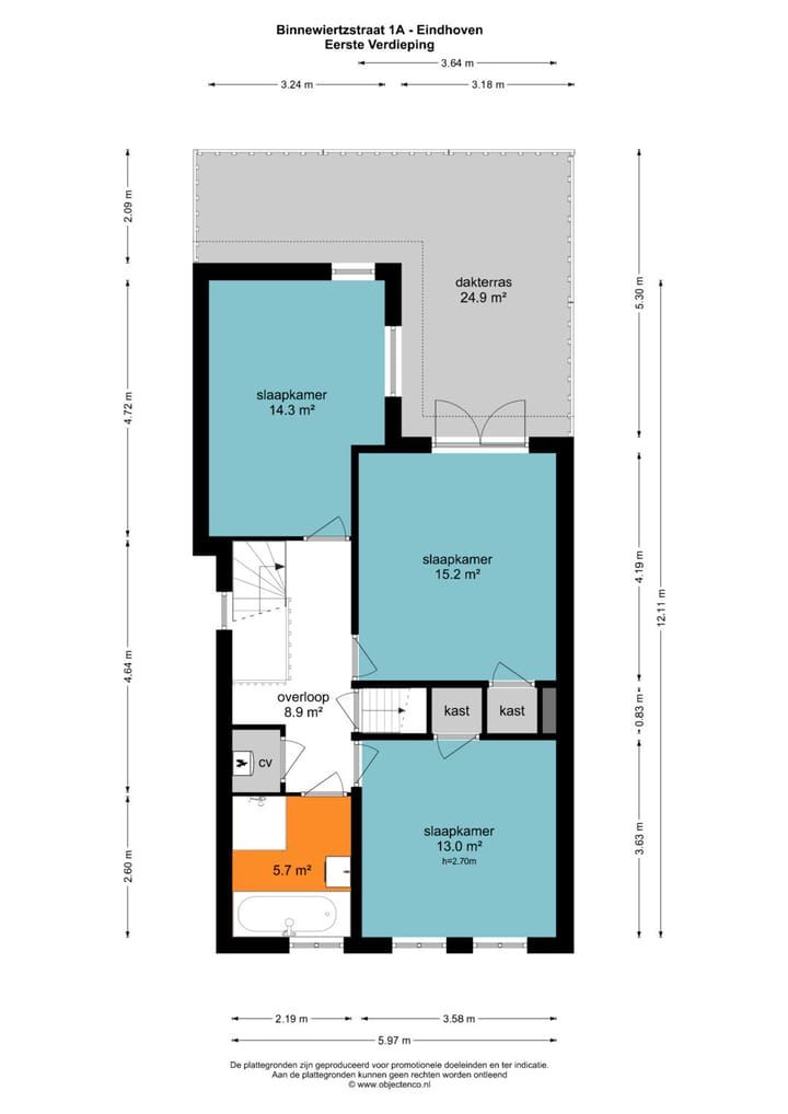 Foto 60 van Binnewiertzstraat 1-A