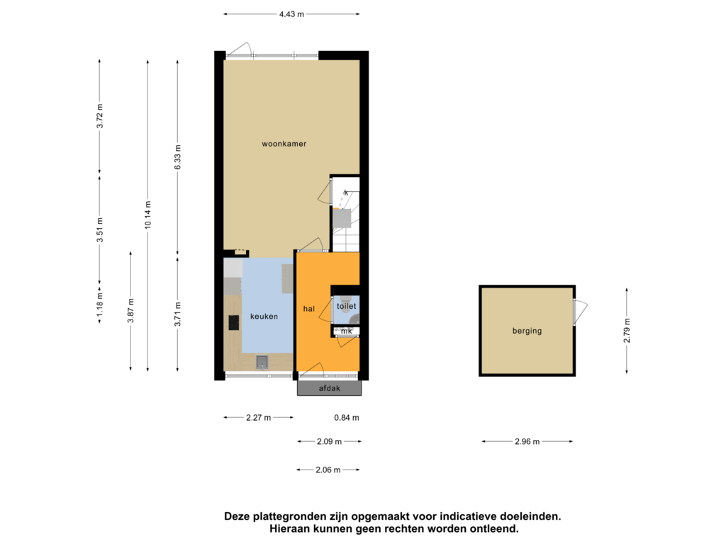 View floorplan of Begane grond of Commanderij 41