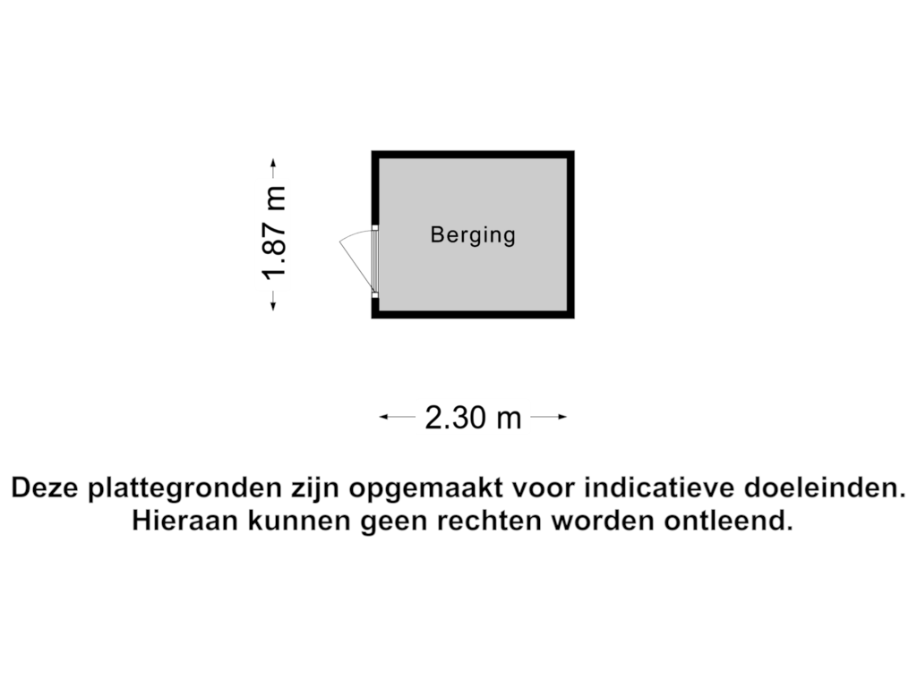 Bekijk plattegrond van Berging van Sint Jorisstraat 3