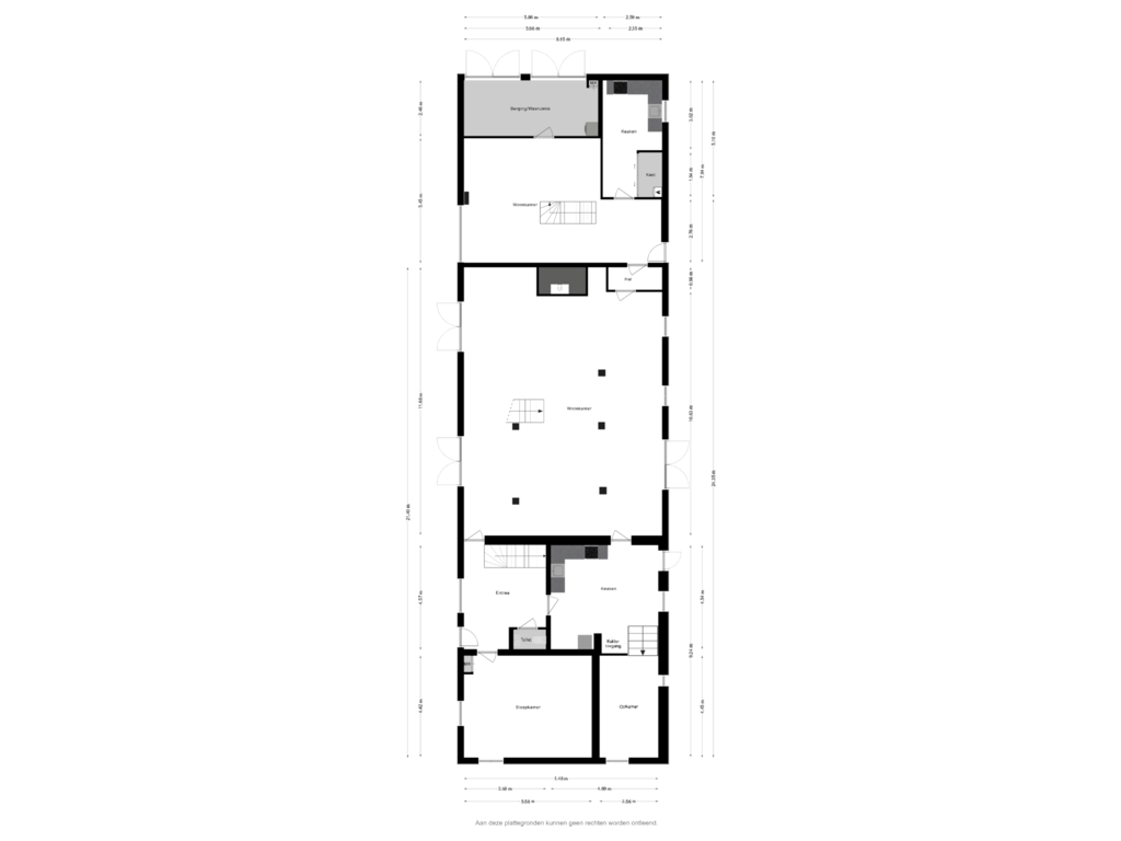 Bekijk plattegrond van Begane grond van Bisschop Rythoviusdreef 6