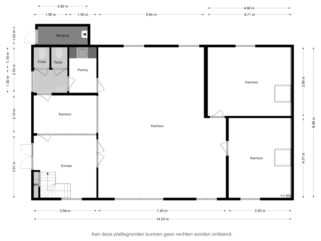 Bekijk plattegrond van Bijgebouw van Bisschop Rythoviusdreef 6