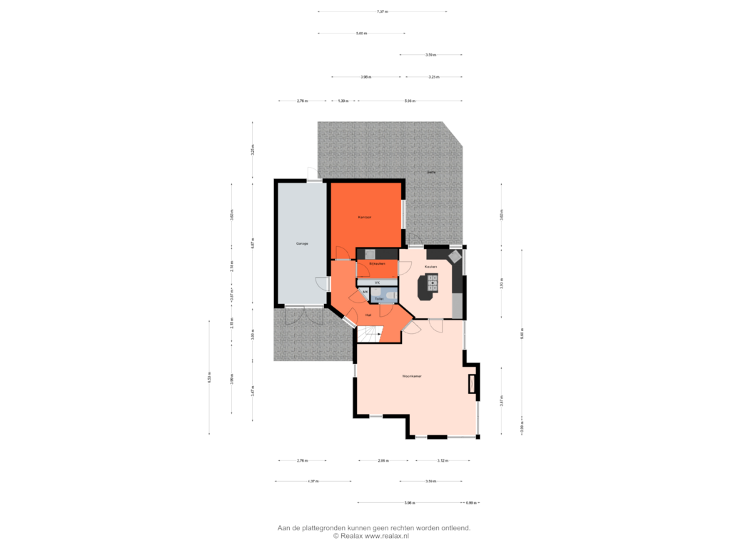 Bekijk plattegrond van Begane grond van Telgenweg 6-A