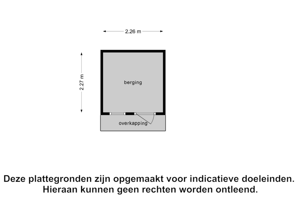 Bekijk plattegrond van Berging van Schoneveld 1-E67