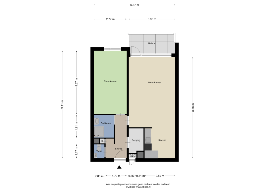 Bekijk plattegrond van Appartement van Mariabad 246