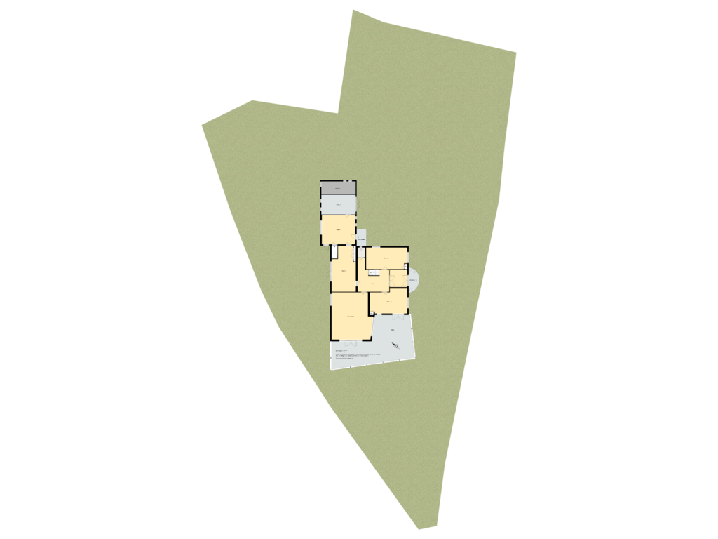 Bekijk plattegrond van Perceeltekening van Duinweg 66