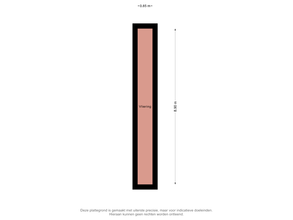 View floorplan of Vliering of Spinner 19