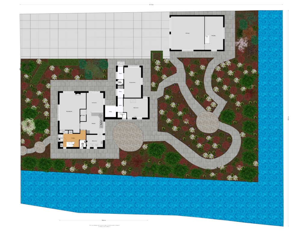 View floorplan of Begane Grond (Tuin) of Noorderhemweg 10