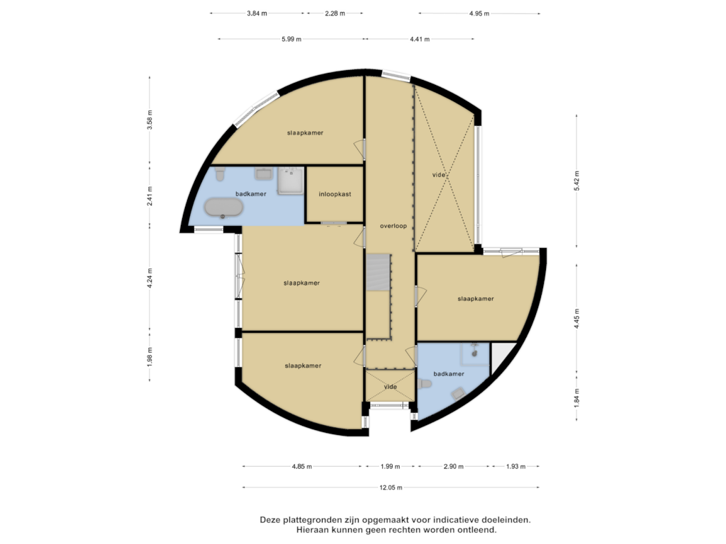 Bekijk plattegrond van 1e verdieping van Nieuwe Erf 22