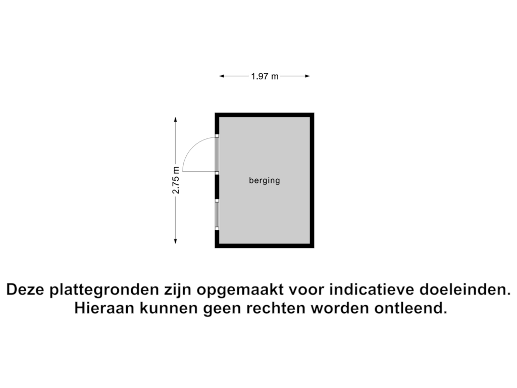 Bekijk plattegrond van Berging van Gorechtkade 68