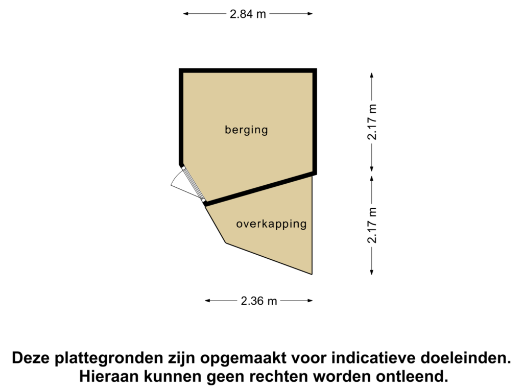 Bekijk plattegrond van Berging van Roggeveenstraat 10