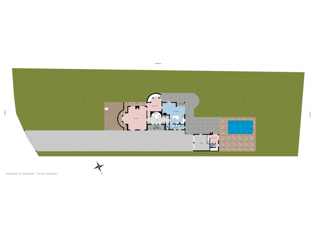 Bekijk plattegrond van Perceel van Slingerweg 15