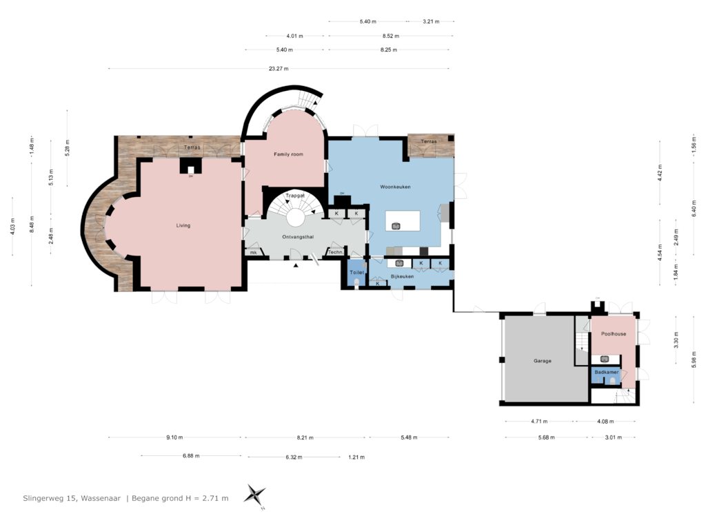 Bekijk plattegrond van Begane grond van Slingerweg 15