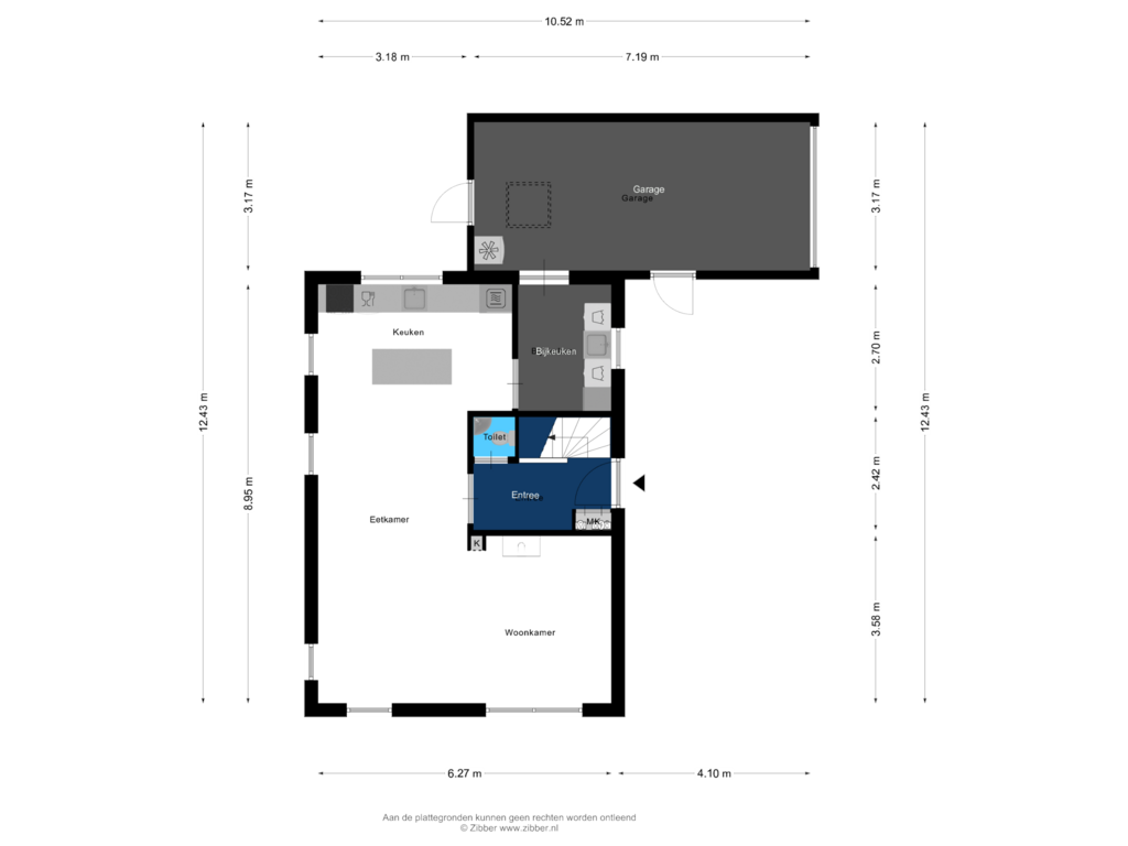 Bekijk plattegrond van Begane Grond van Vijfven 9