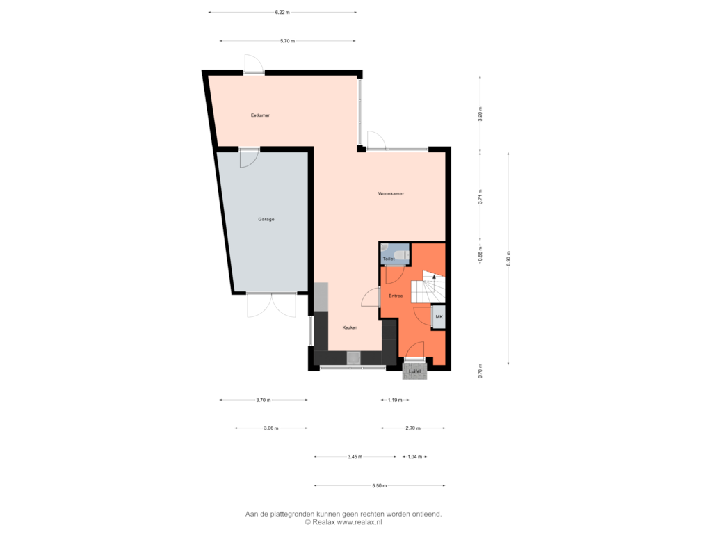 Bekijk plattegrond van Begane grond van Koningsspil 44