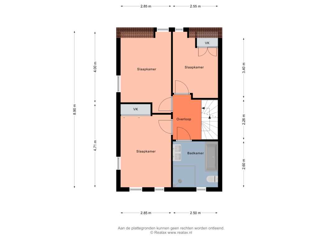 Bekijk plattegrond van Verdieping 1 van Koningsspil 44