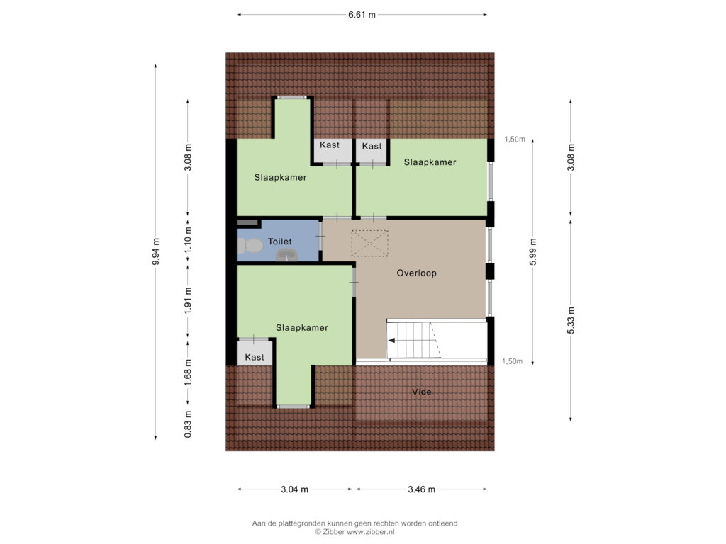 Bekijk plattegrond van Eerste Verdieping van Ko Arnoldistraat 24