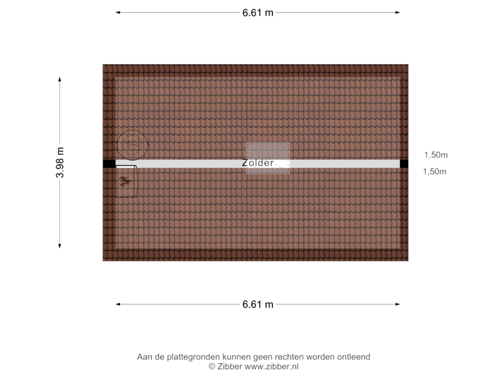 Bekijk plattegrond van Zolder van Ko Arnoldistraat 24