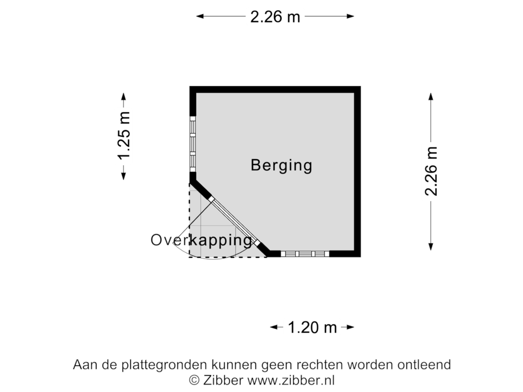 Bekijk plattegrond van Berging van Ko Arnoldistraat 24