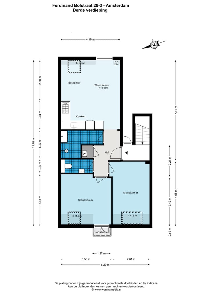 Foto 17 van Ferdinand Bolstraat 28-D