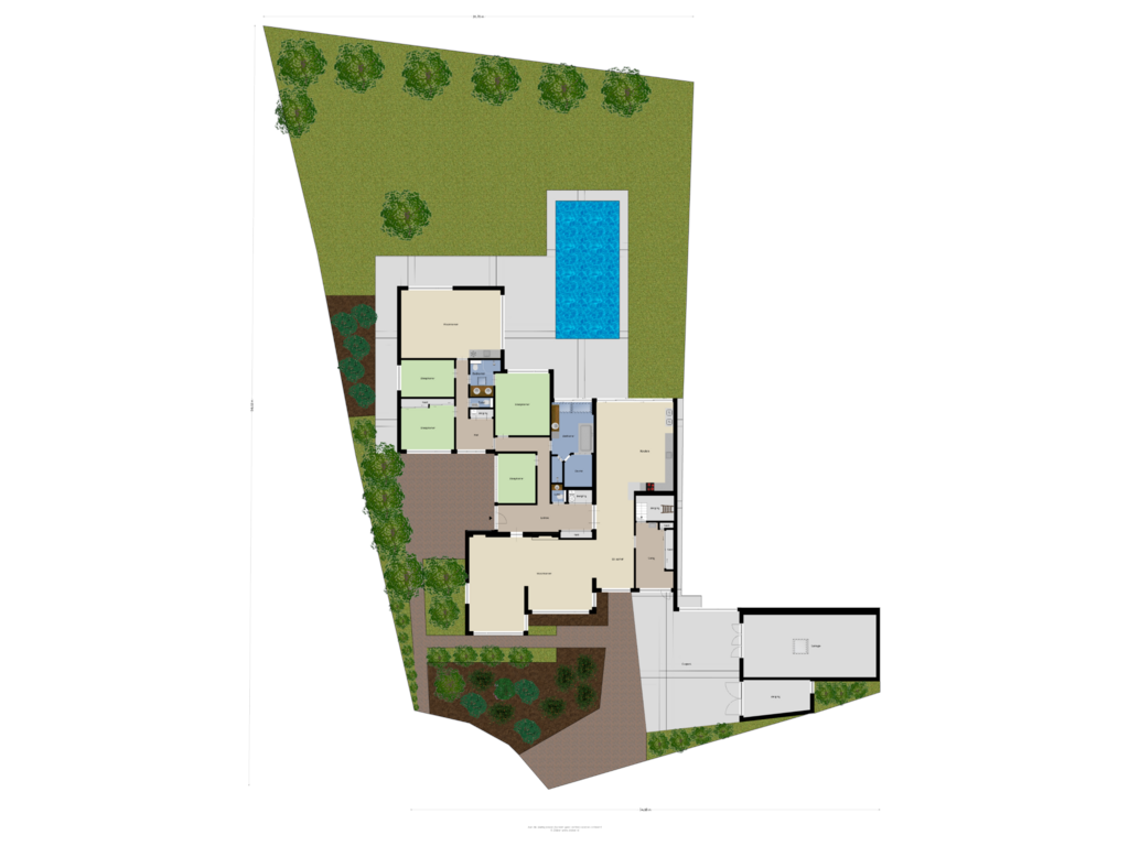 View floorplan of Begane Grond_Tuin of Lijsterlaan 3