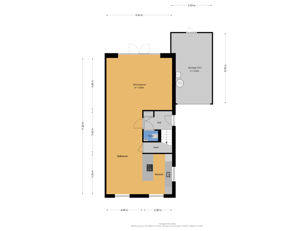 Bekijk plattegrond van Begane grond van Simon Carmiggeltstraat 79